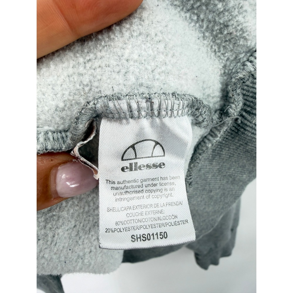 Ellesse Hoodie Mens XXL Gray Gottero Logo Pullover Sweatshirt SHS01150 - Picture 7 of 10
